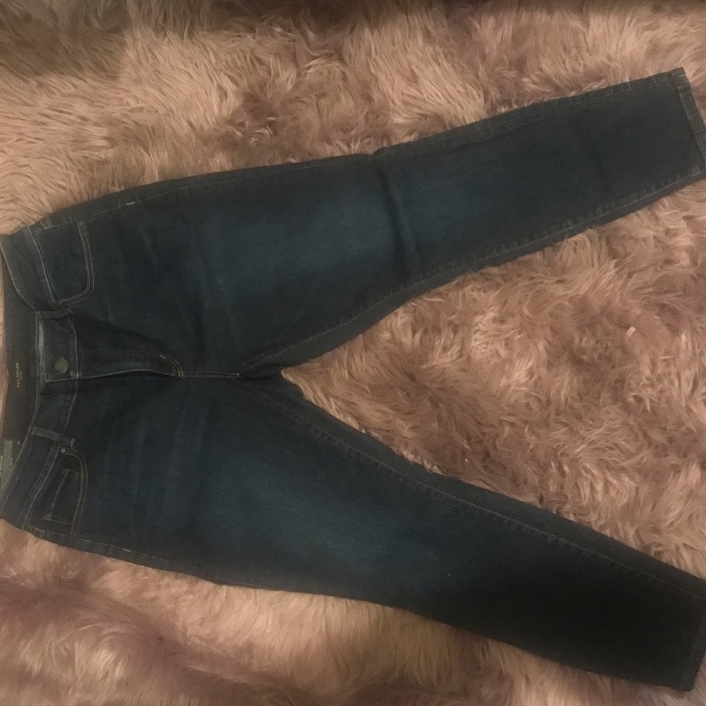 Ann Taylor stretch curvy skinny jean 8p